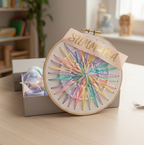 PERSONALIZED NAME RIBBON ART KIT ⭐ (BEST SELLER) - Image 2